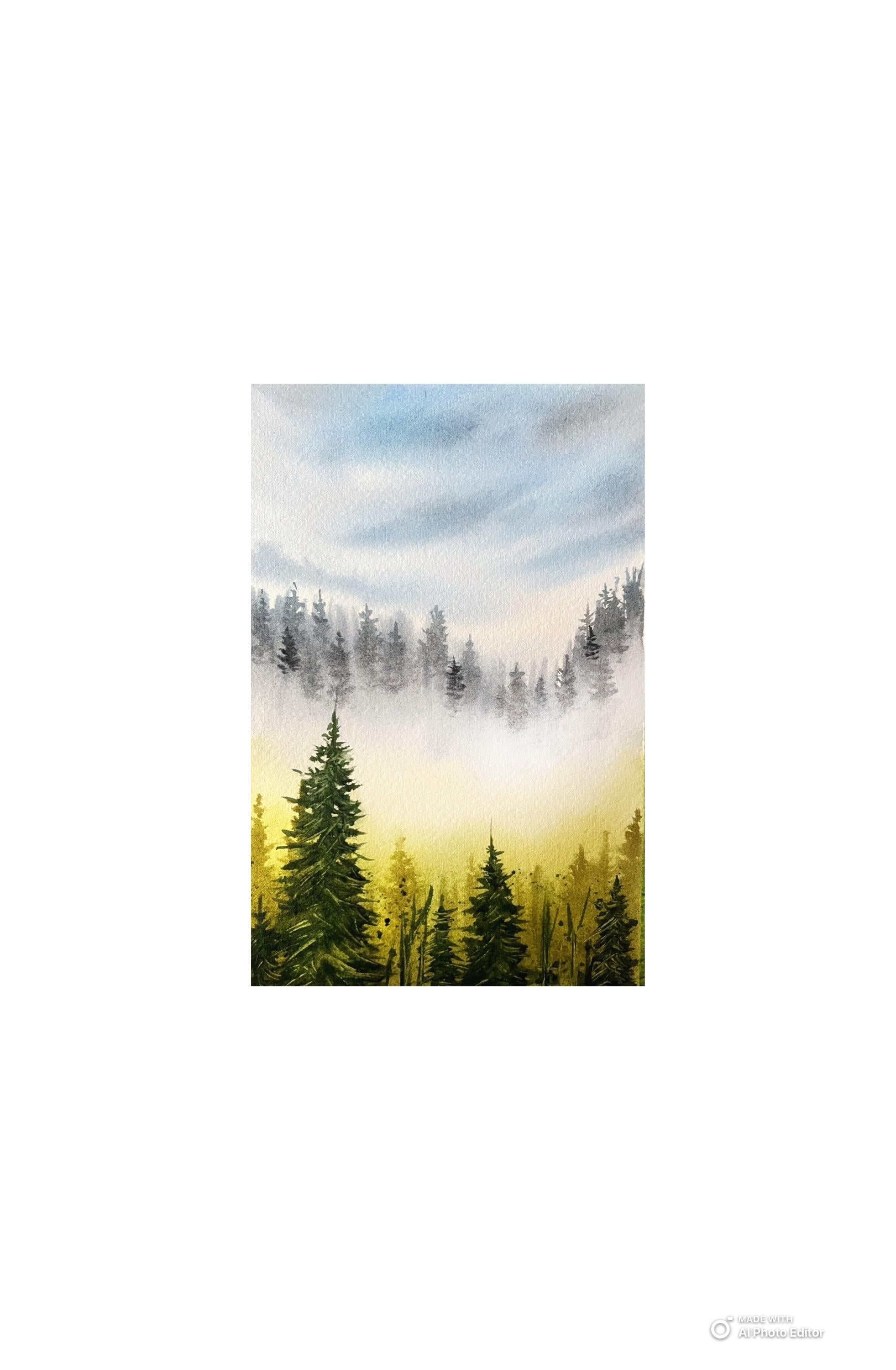 Misty Mountains - student project