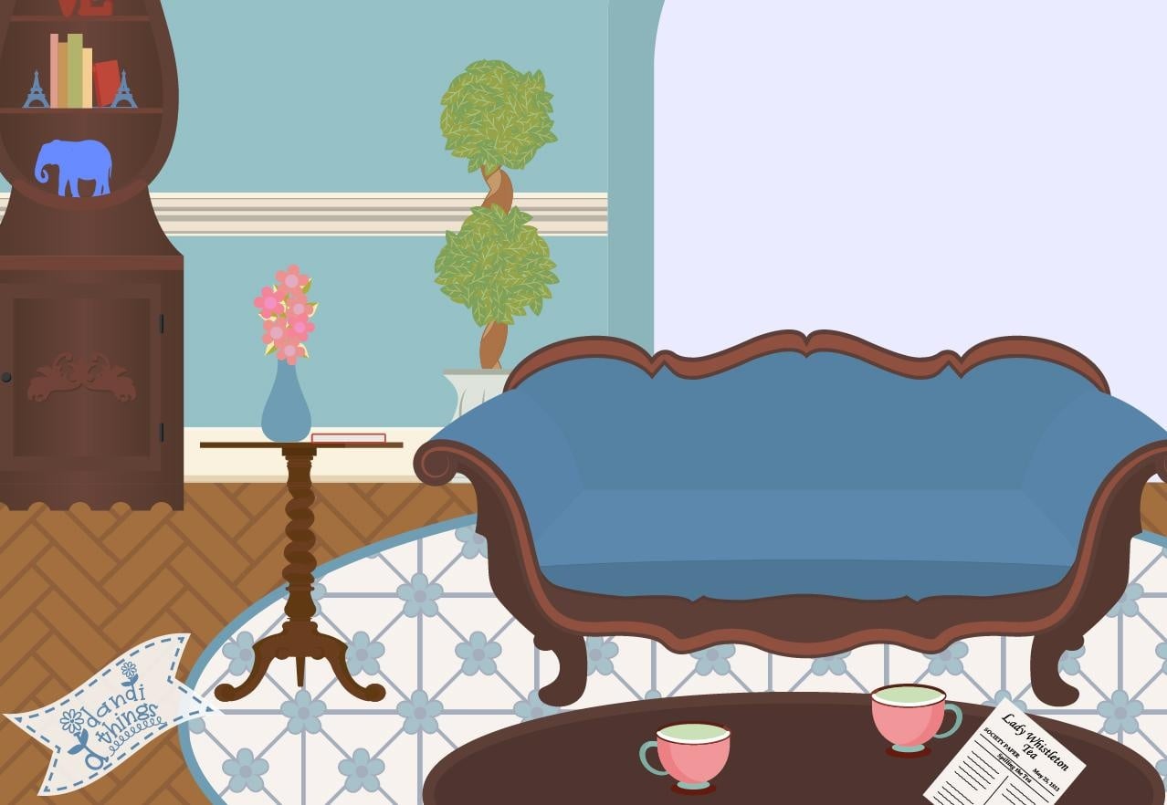 Spilling Tea in the Blue Room