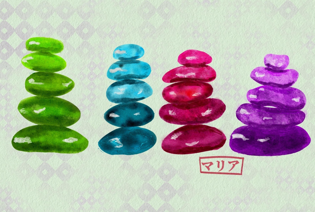 Japanese stones - student project