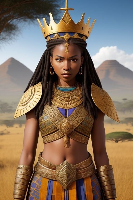 AMINA THE WARRIOR QUEEN - student project