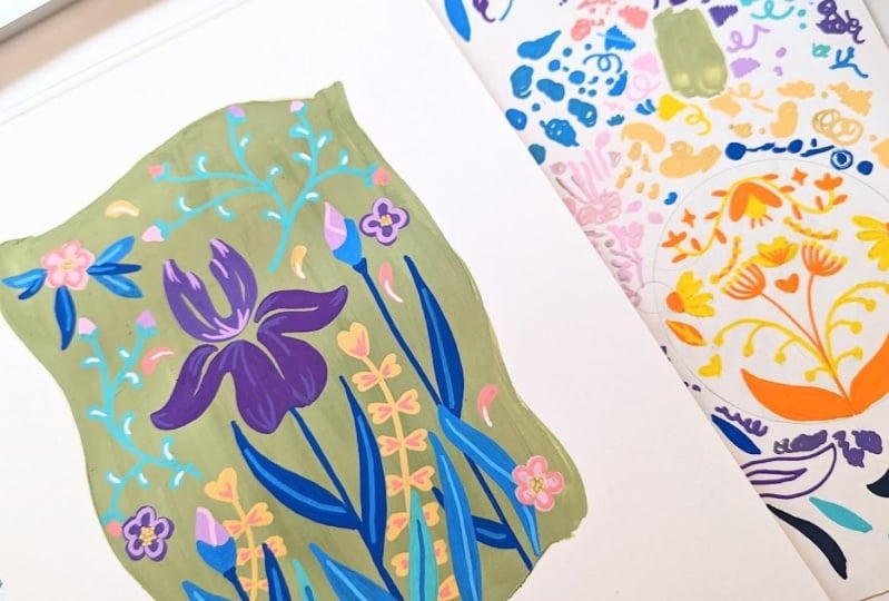 Painting Florals with Posca