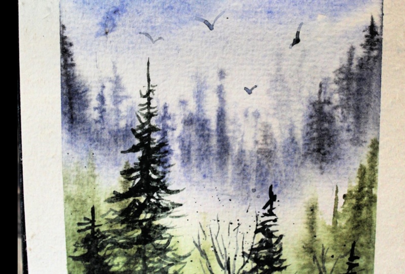 Misty Trees