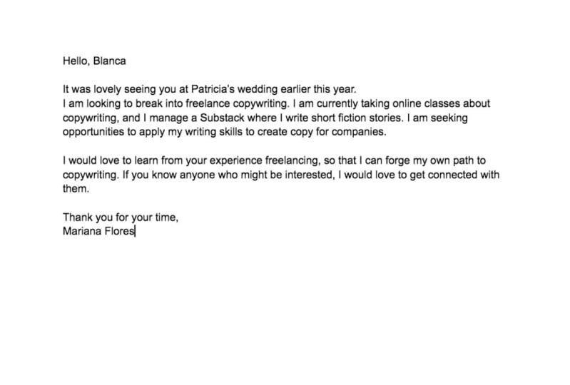 Freelance Email Template