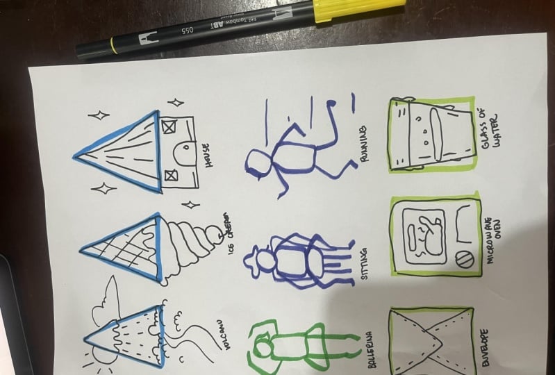 Drawing images from shapes made simple and fun