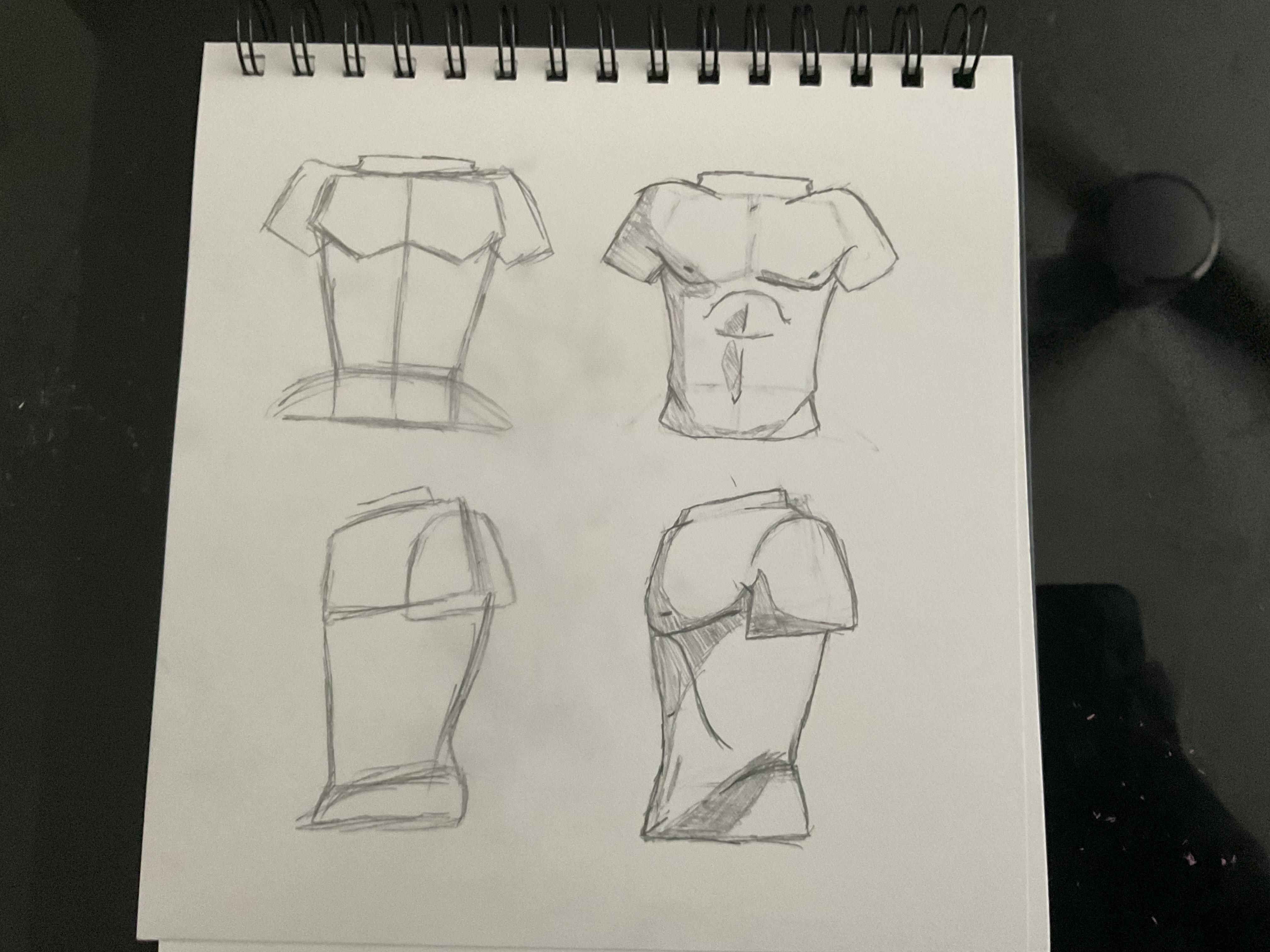 Male Torso - student project