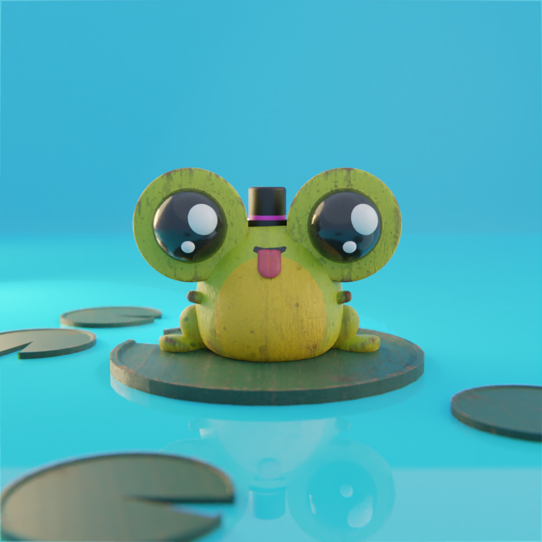 Blender Frog Day1 - student project