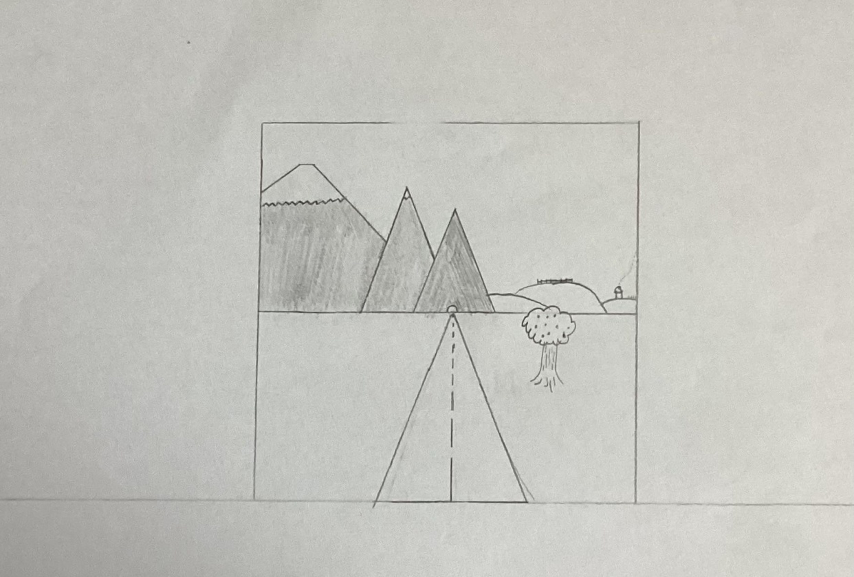 Simple Perspective Drawing - student project