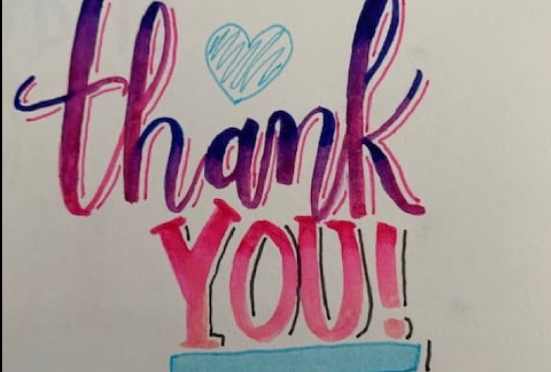 thankyou card