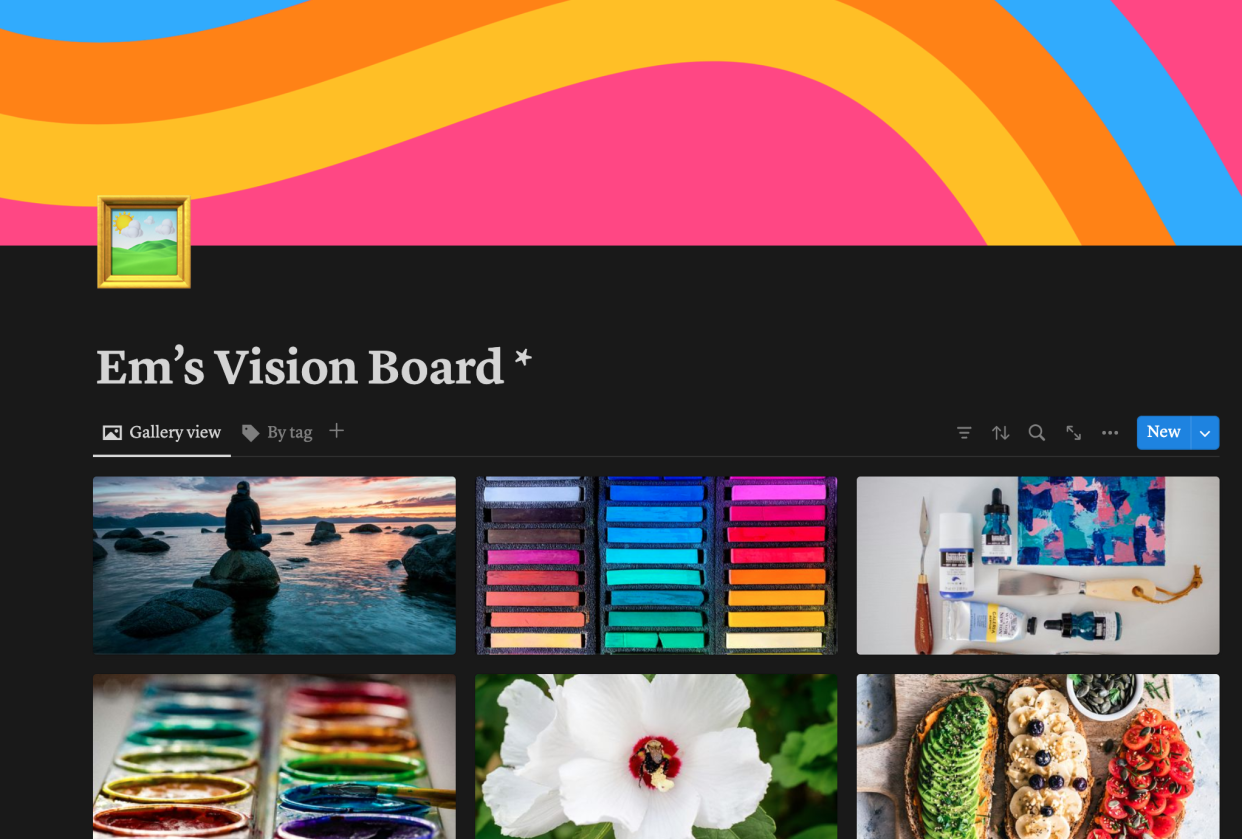 Learning to use Notion - student project