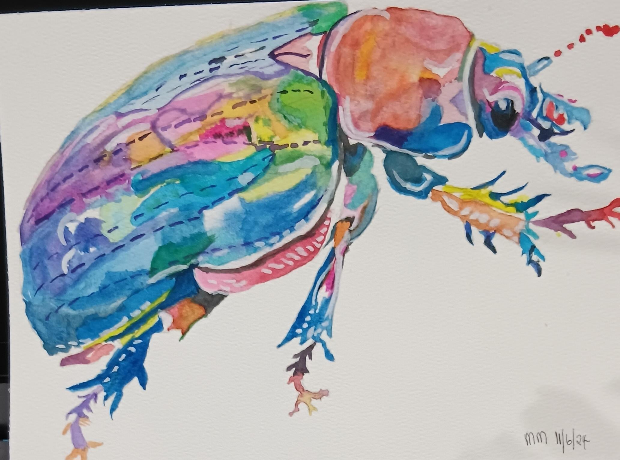 Colourful Beetle - student project