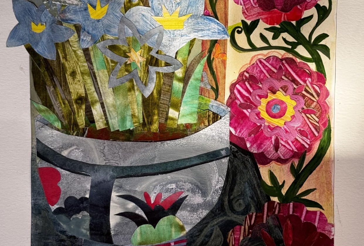 Gouache and Collage - student project