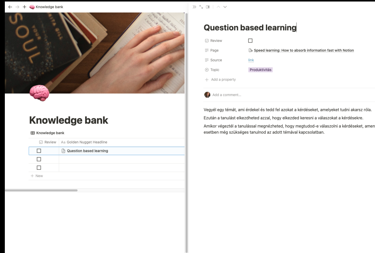 Knowledge Bank - student project