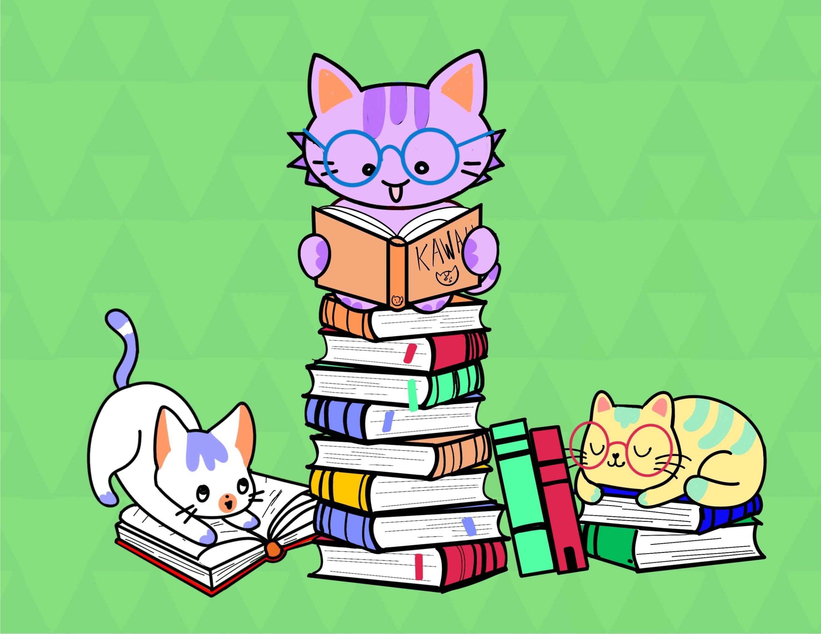 Comment dessiner un chat de dessin animé mignon et kawaï | Ecky O |  Skillshare, image size:2732x2111