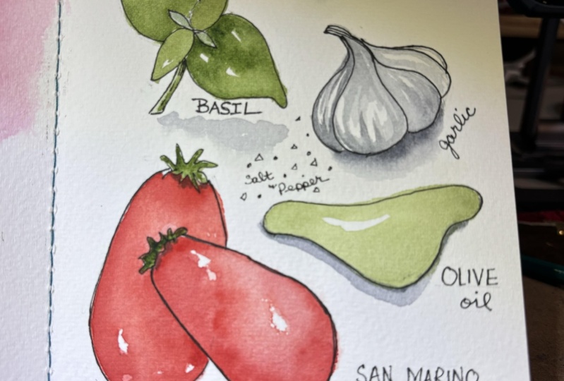 Illustrated recipe