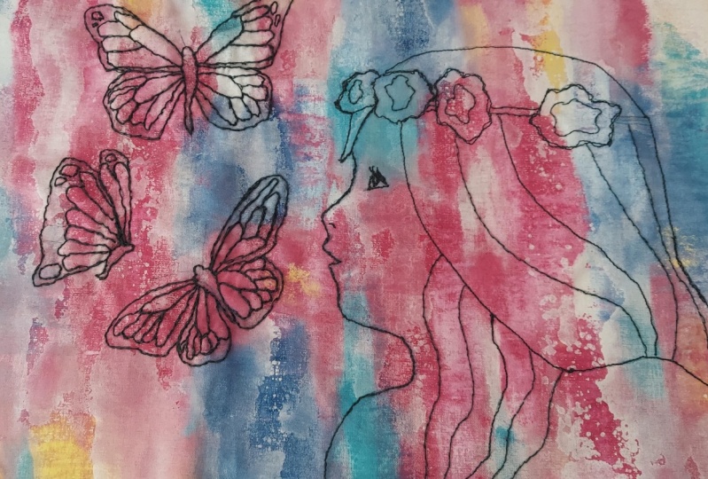 Paint and stitch