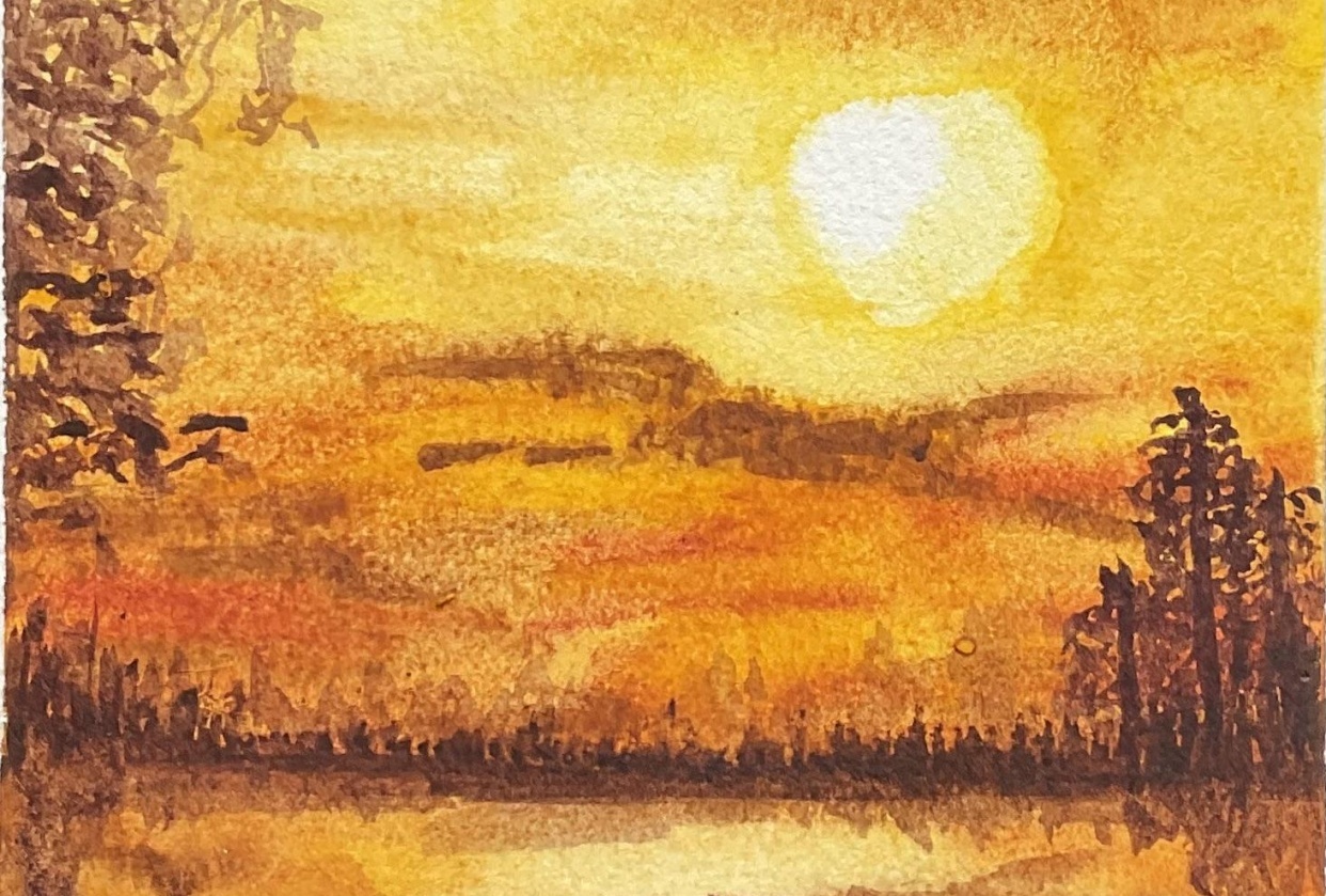 Golden Landscape - student project