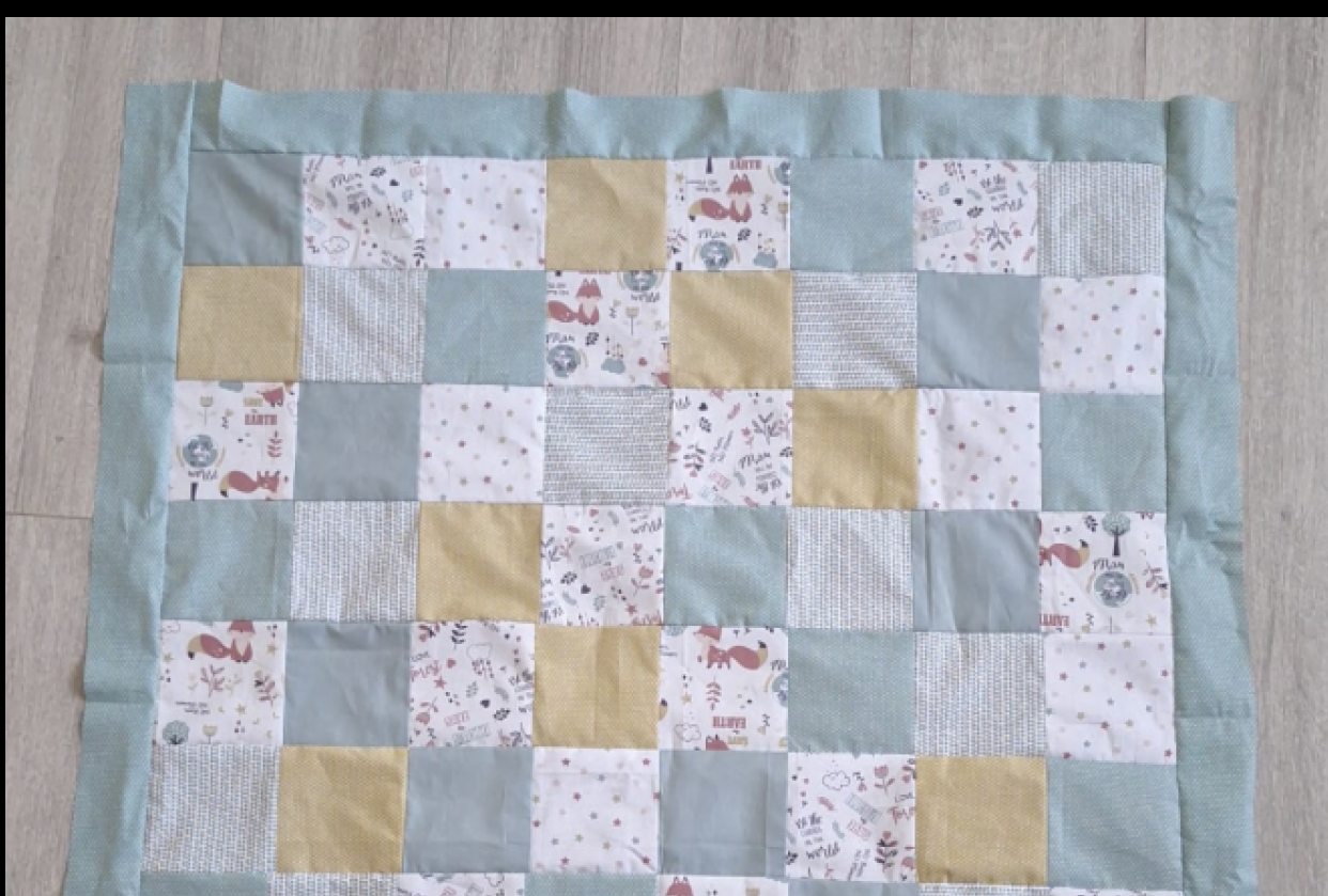 Square Baby Quilt - student project