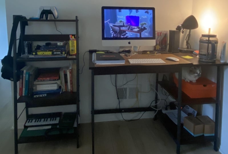 Mi espacio de trabajo (antes y después)