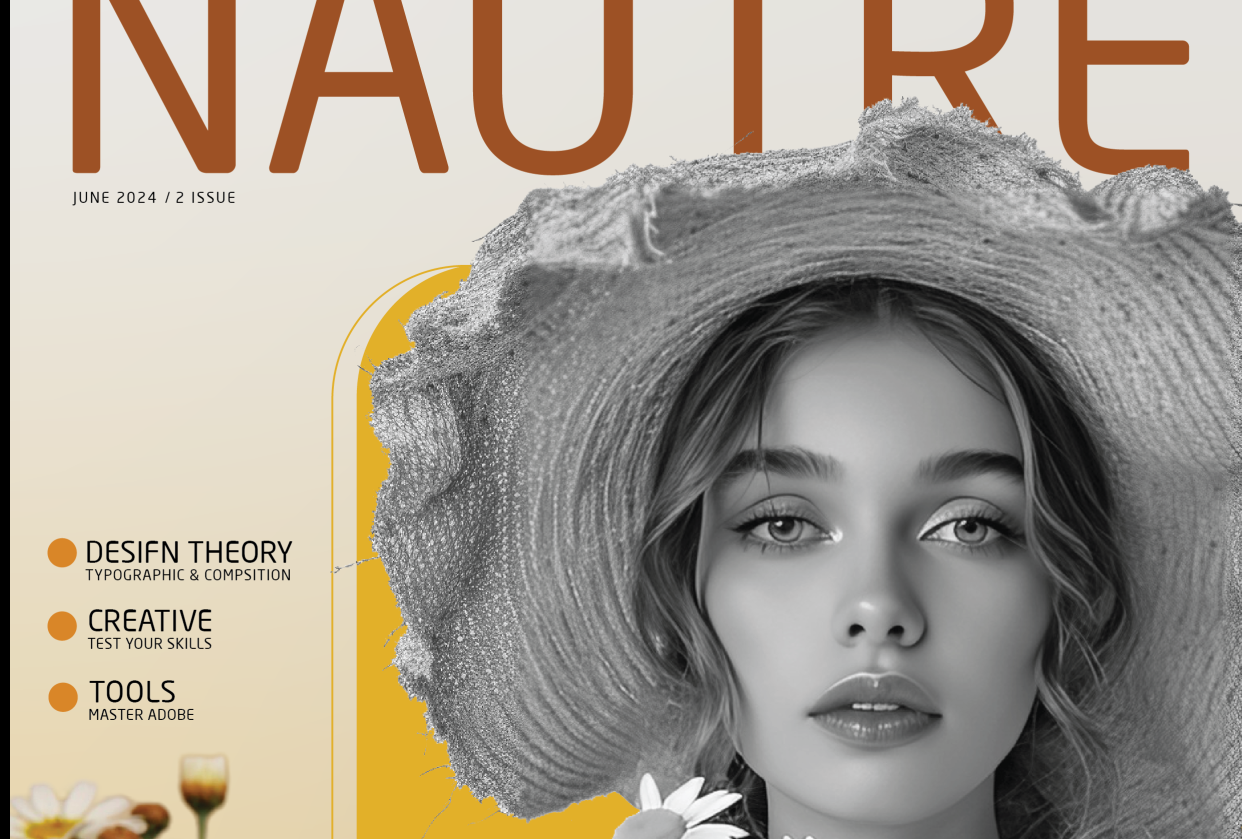Magazine Cover Design - student project