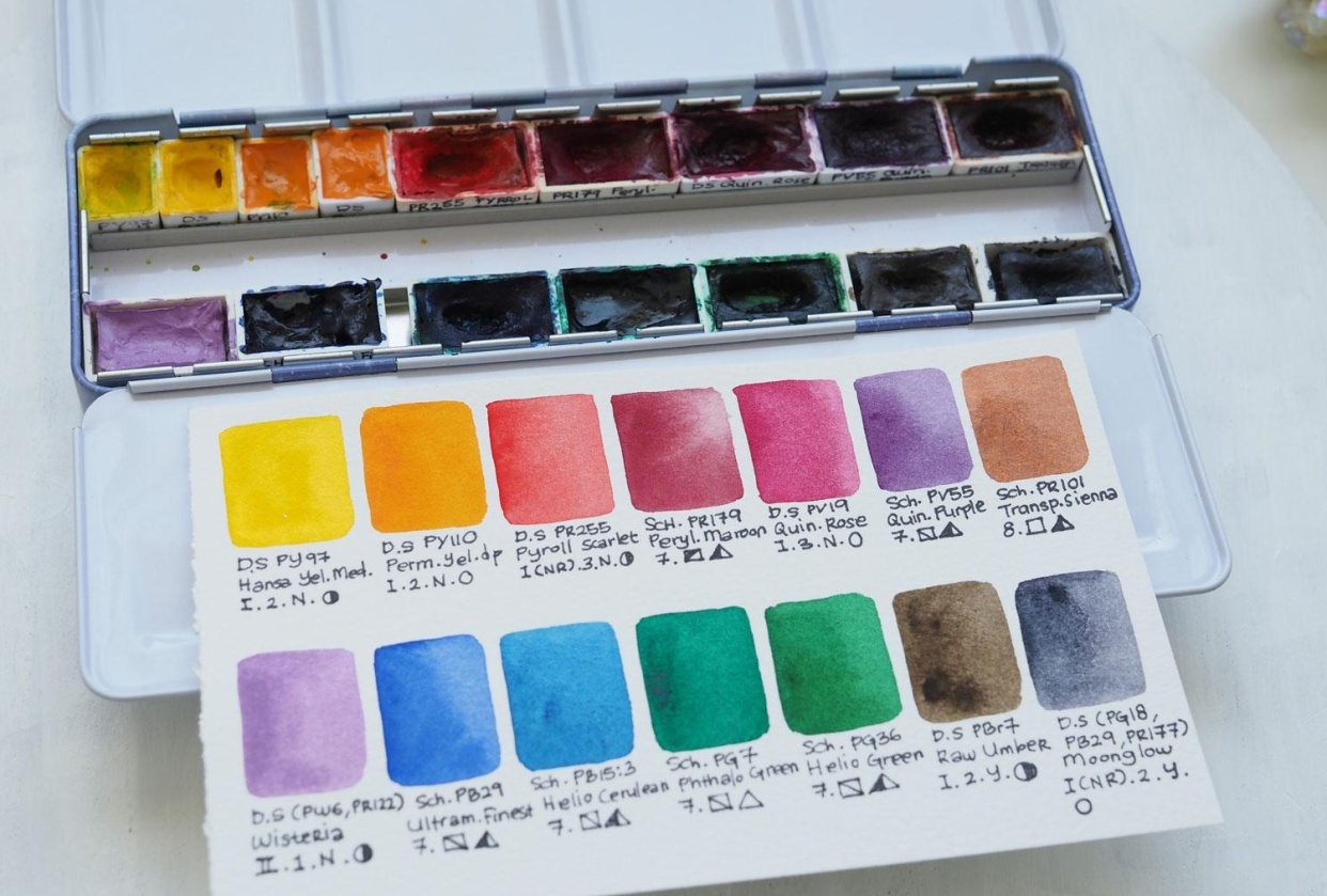 Aima's Watercolor Palette - student project