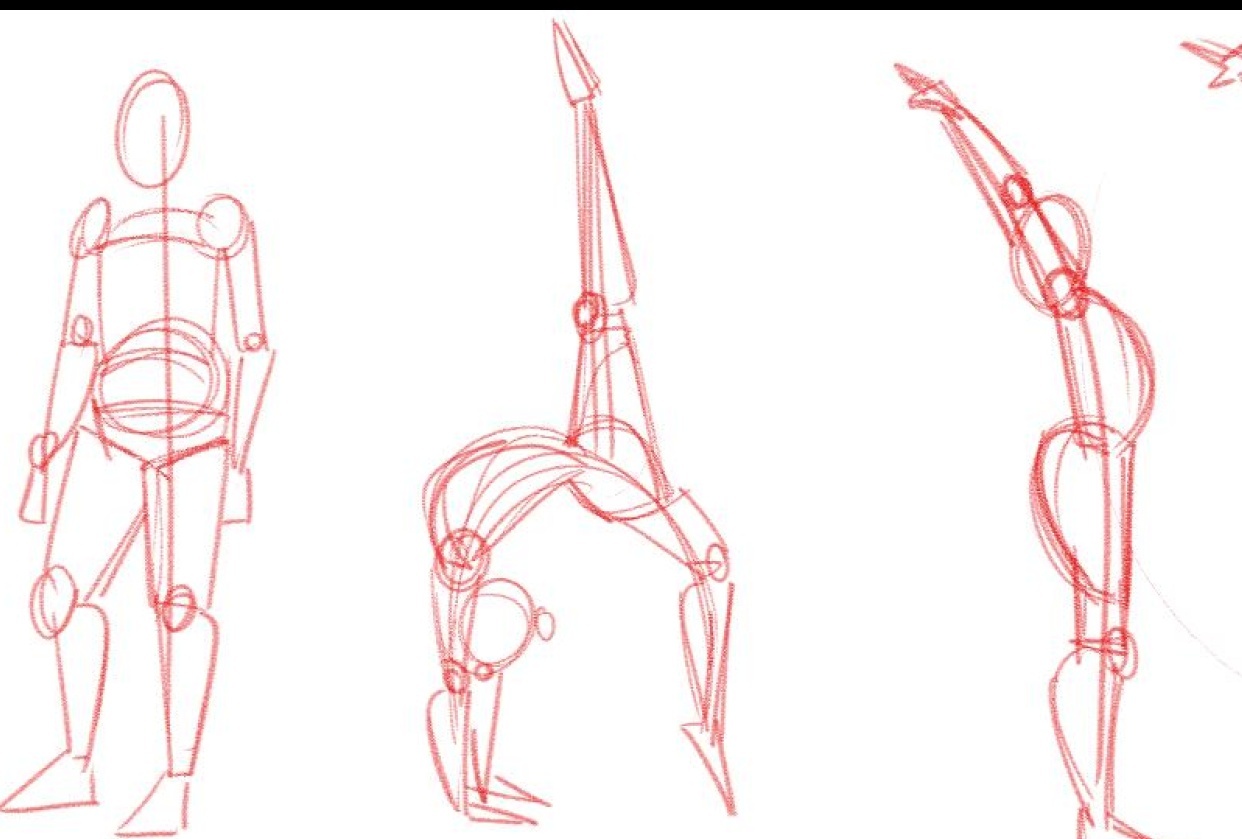 My Dynamic Gesture Drawings - student project