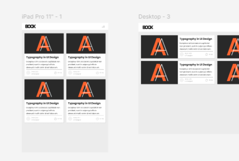 Responsive Design - FIGMA
