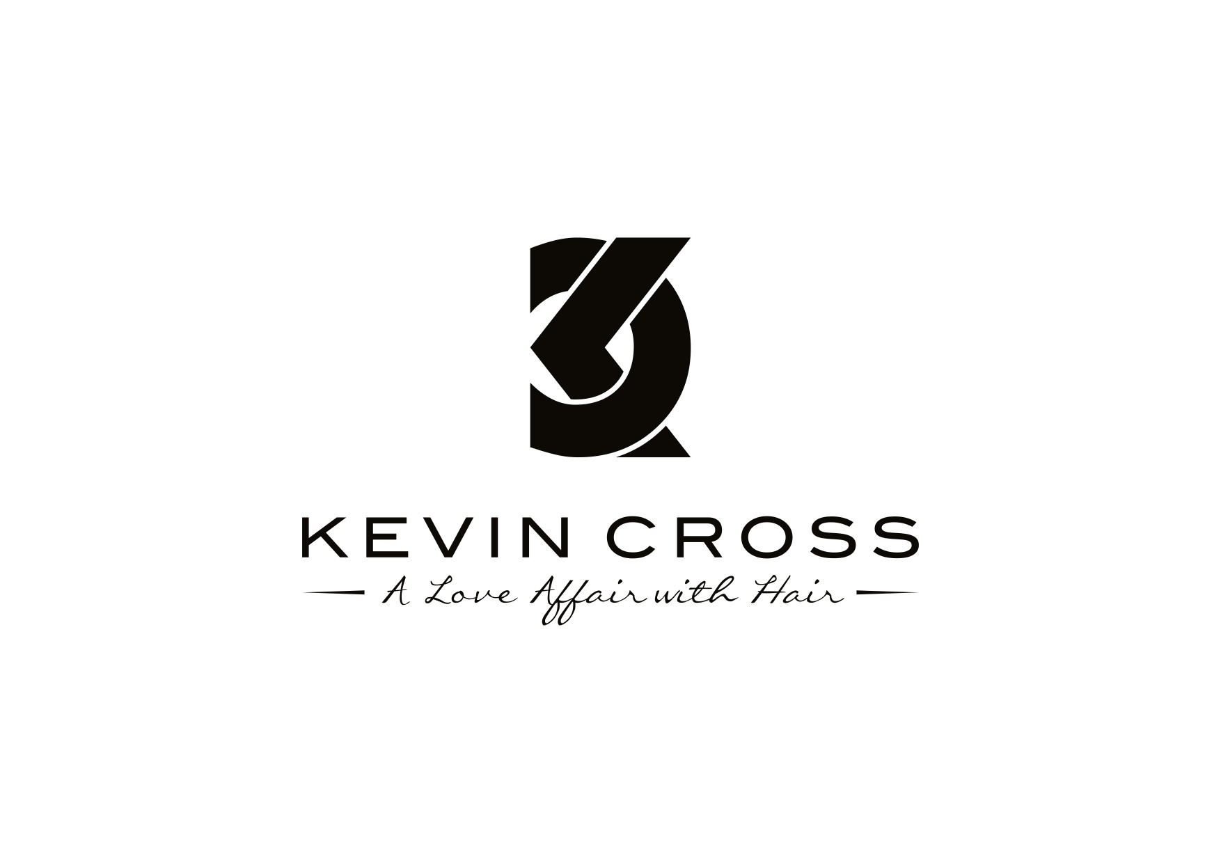 Logo design for a professional hair stylist from North Carolina, USA - student project