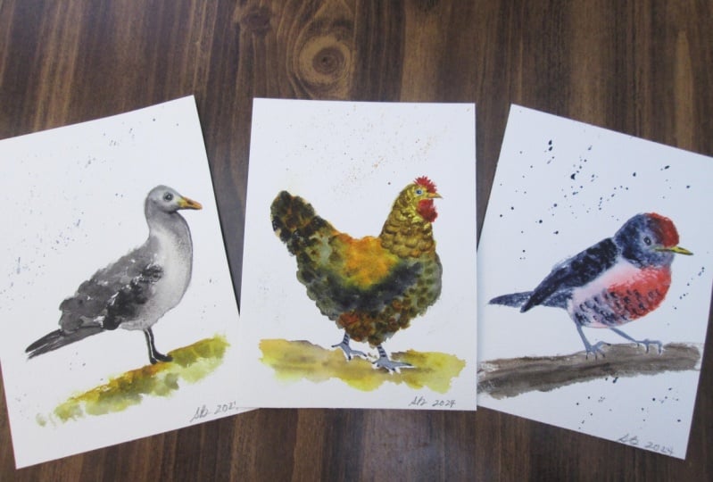 Watercolor Birds