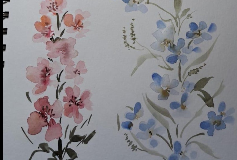Flores de primavera con Jenny