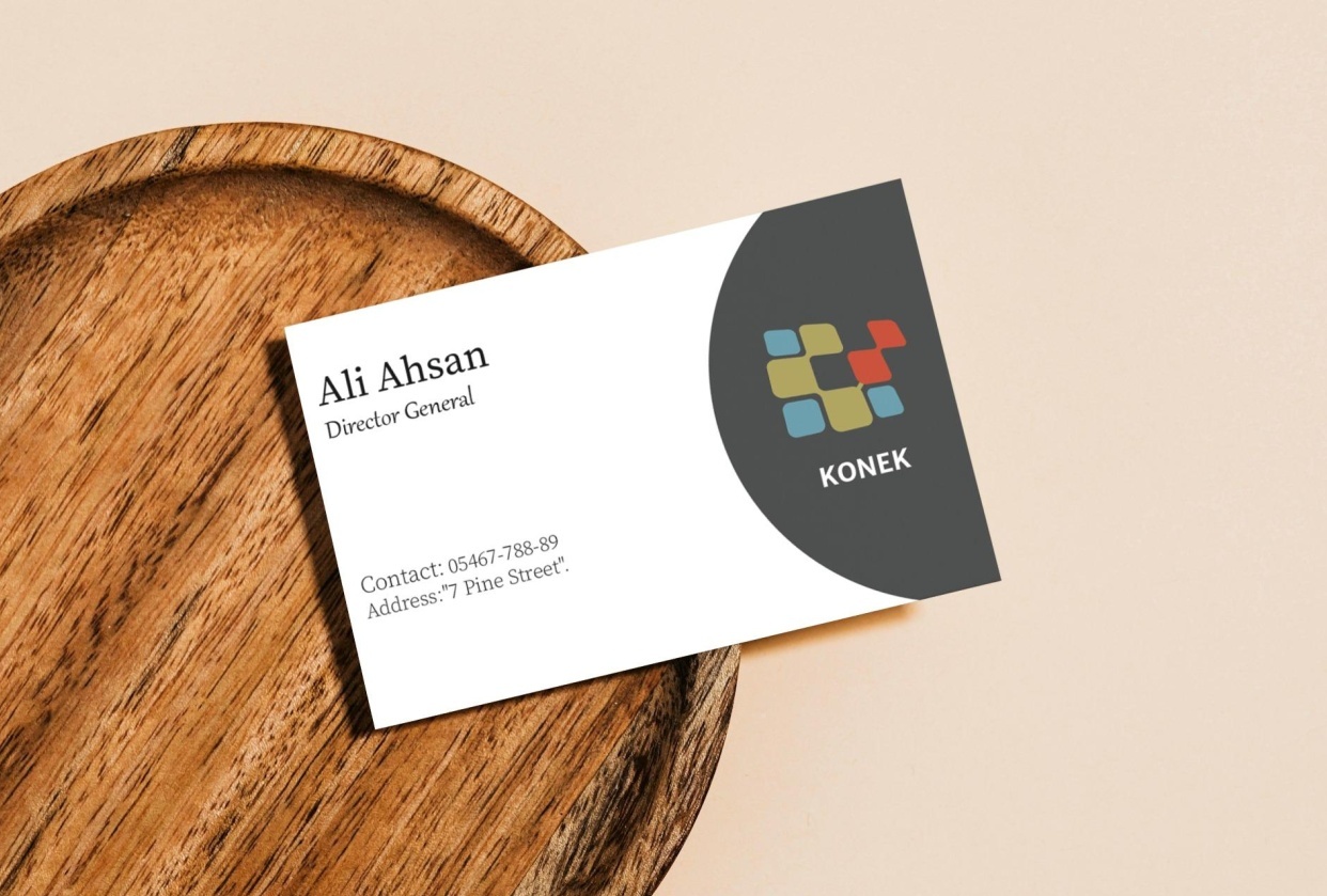Business card - student project