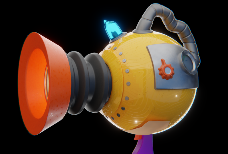Stylized Sci-fi Gun