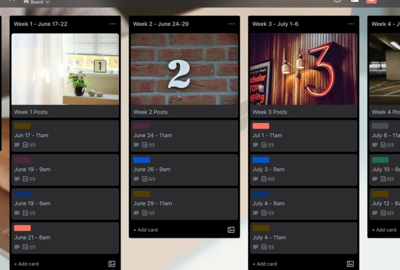 Trello Board Draft