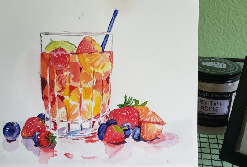 Drinking glass Reflection