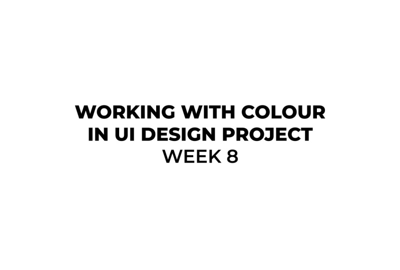 Working With Colours In UI Design Project