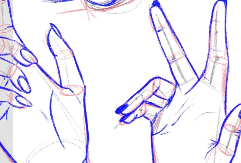 Practicing Stylized Hands
