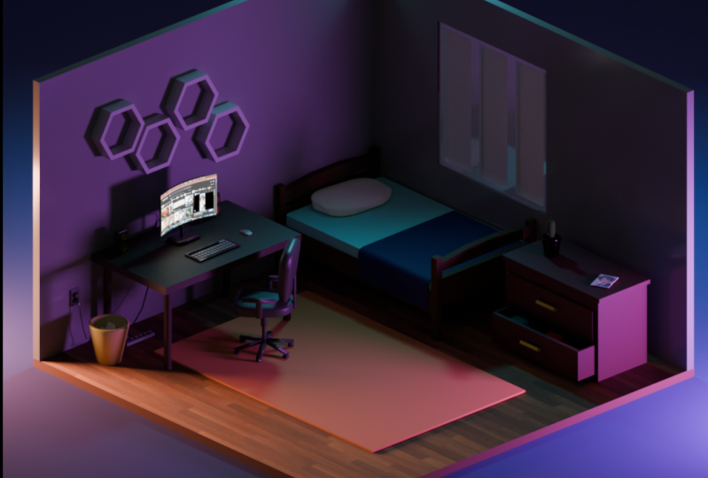 Low Poly Room