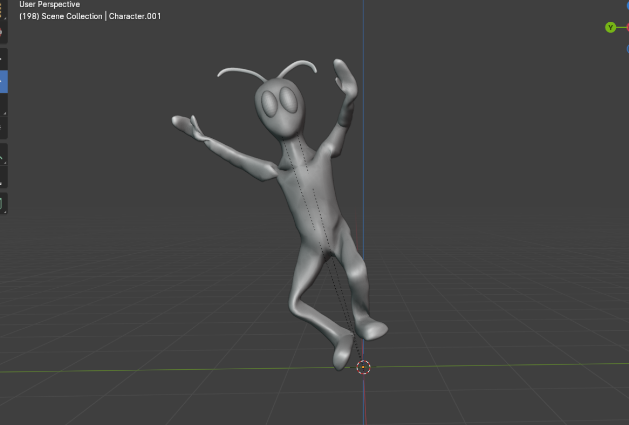 Alien Rigged - student project