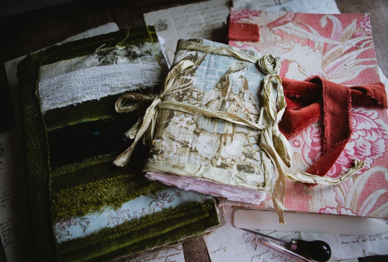 Layered Legacies: Mixed Media Art Journals Bookmaking Workshop - student project