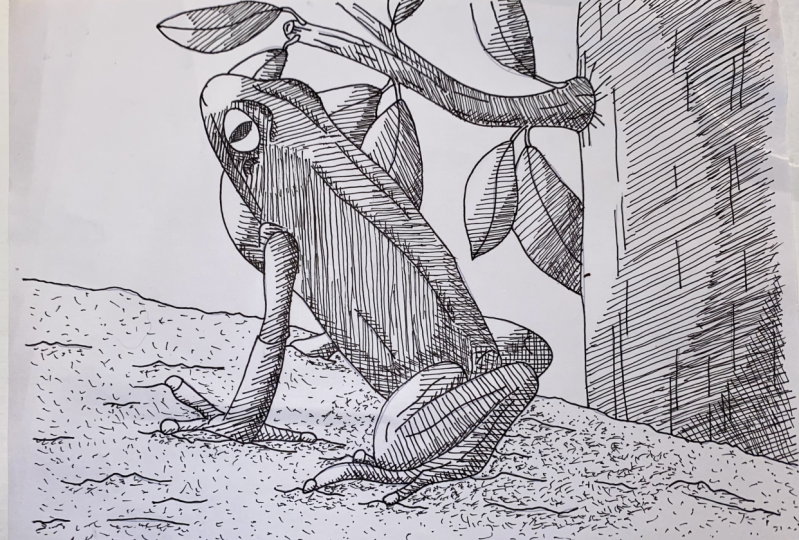 Pen drawing practice