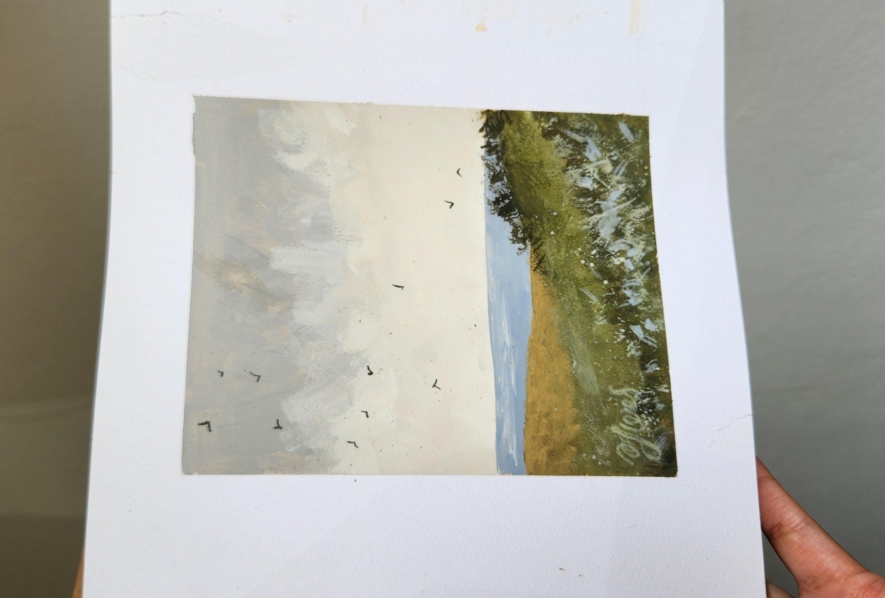 Vintage landscape - student project