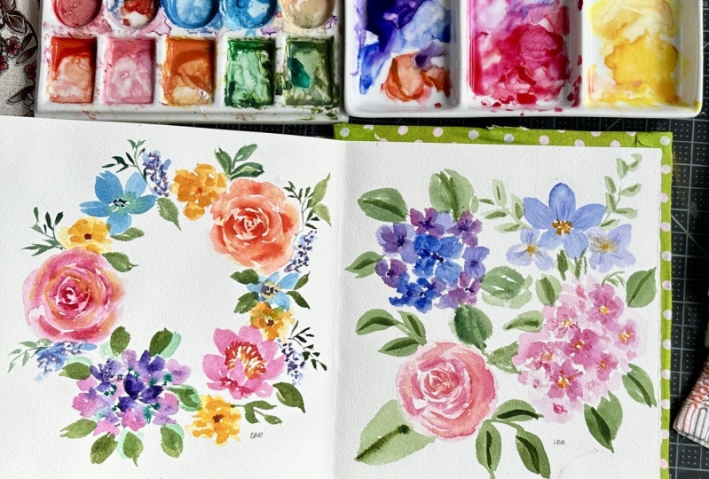 floral painting
