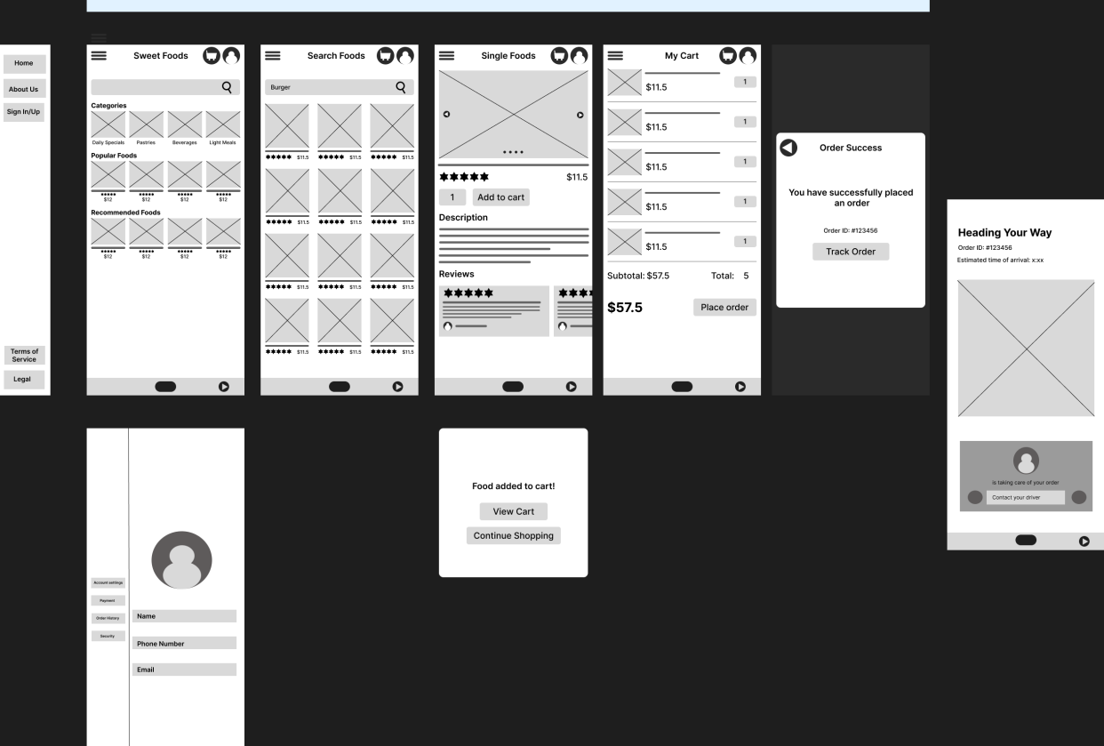 Food Delivery App -JL - student project