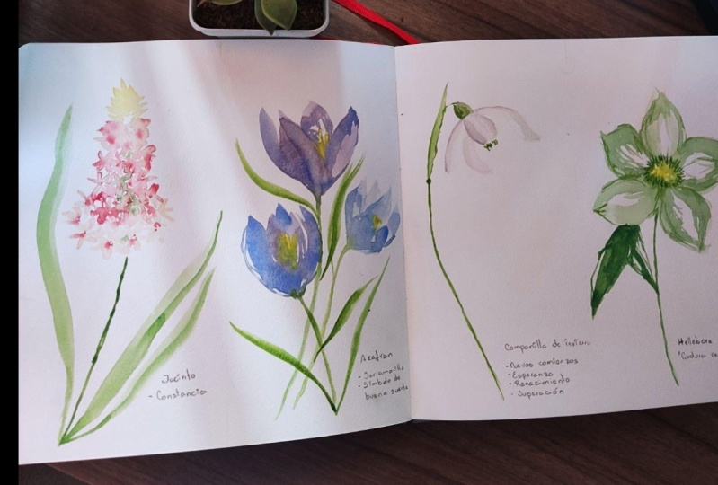 Easiest Watercolor Flowers Loose Style