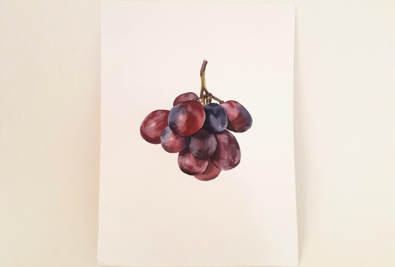Realistic grapes