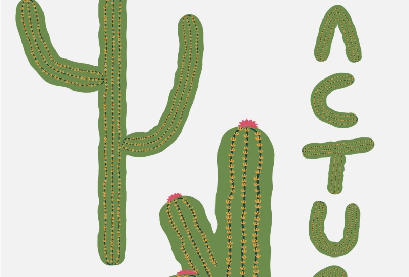 Cactus brush