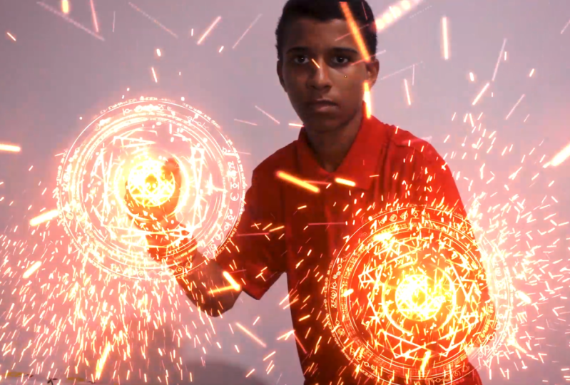 frozen nitrogen fire