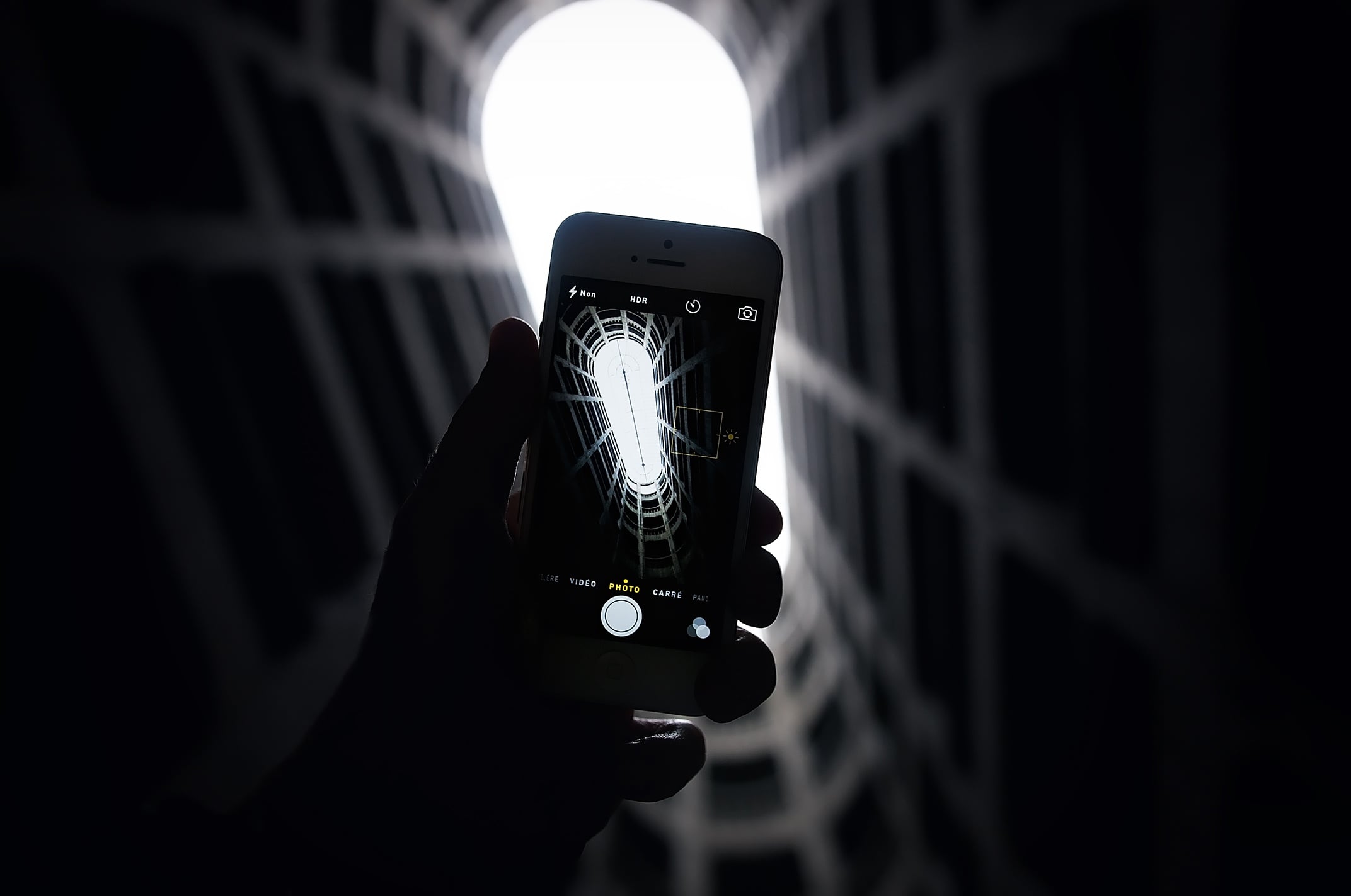 Through my phone - student project