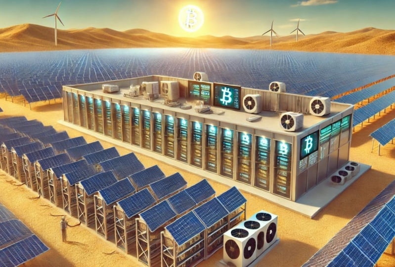 Creating a Visual of Mining Crypto with Solar Power