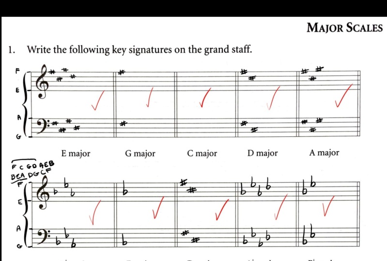 Assignement 01 - Major Scales