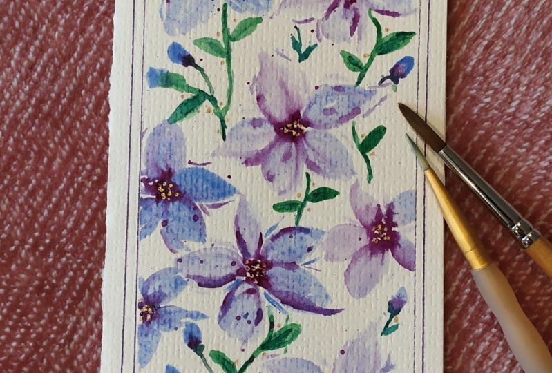Watercolour florals spacial gift